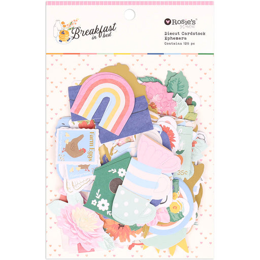 Rosie's Studio Breakfast In Bed - Die Cut Ephemera