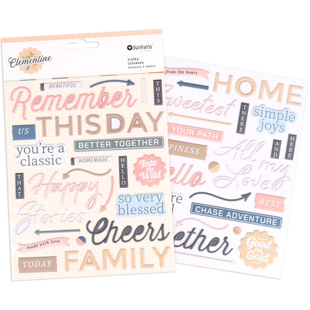 Rosie's Studio Clementine - Puffy Stickers