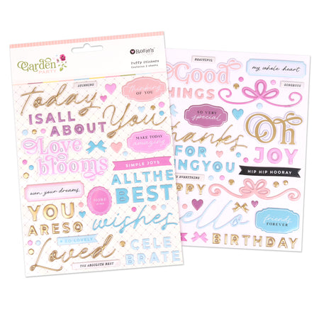 Rosie's Studio Garden Party - Puffy Stickers