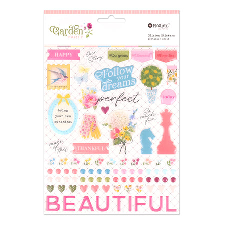 Rosie's Studio Garden Party - Glisten Stickers