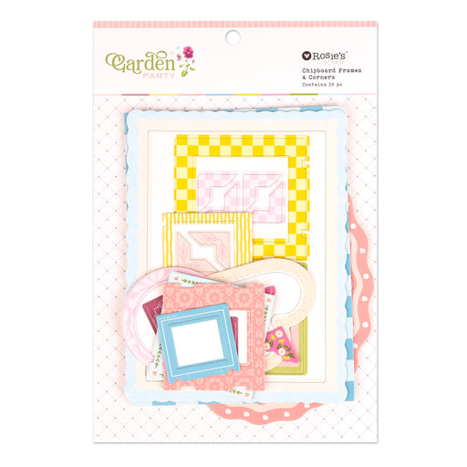Rosie's Studio Garden Party - Chipboard Frames & Corners