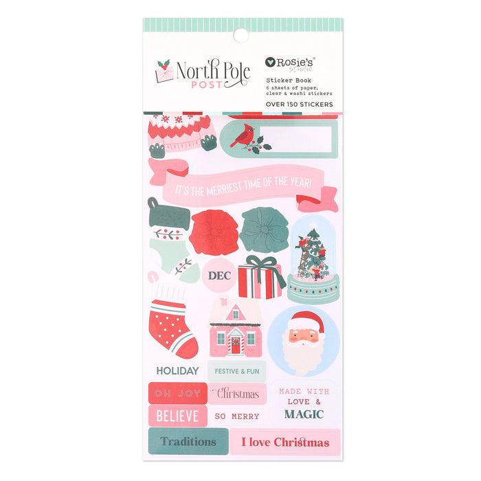 Rosie's Studio North Pole Post - Sticker Book