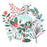 Rosie's Studio North Pole Post - Clear Foliage Stickers