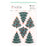 Rosie's Studio North Pole Post - Christmas Tree Acetate Embellishments