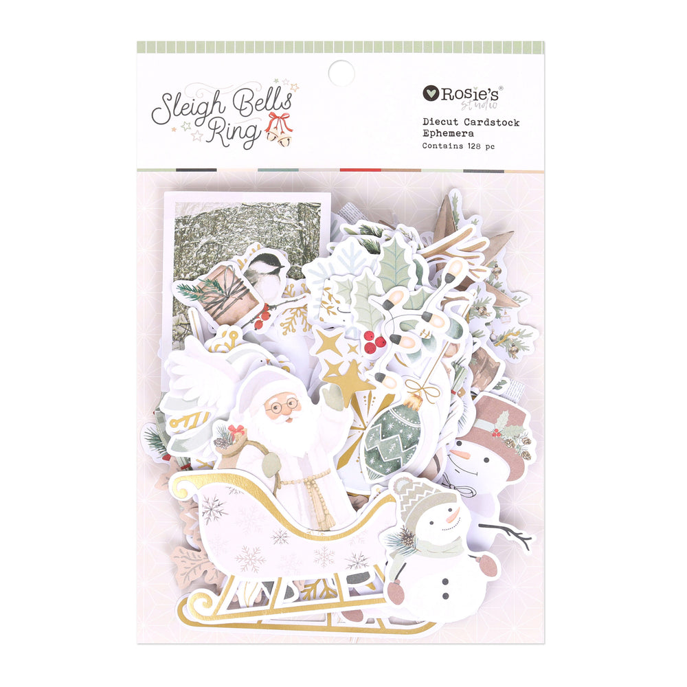 Rosie's Studio Sleigh Bells Ring - Die Cut Ephemera