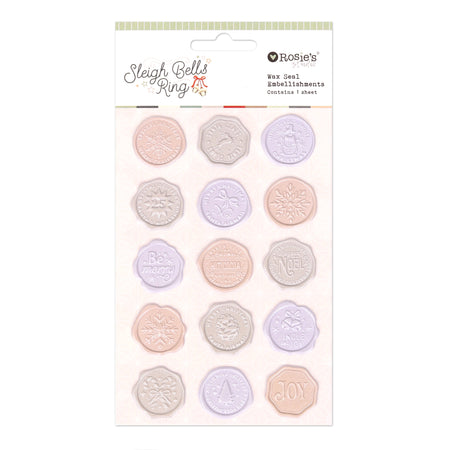 Rosie's Studio Sleigh Bells Ring - Wax Seal Embellishments