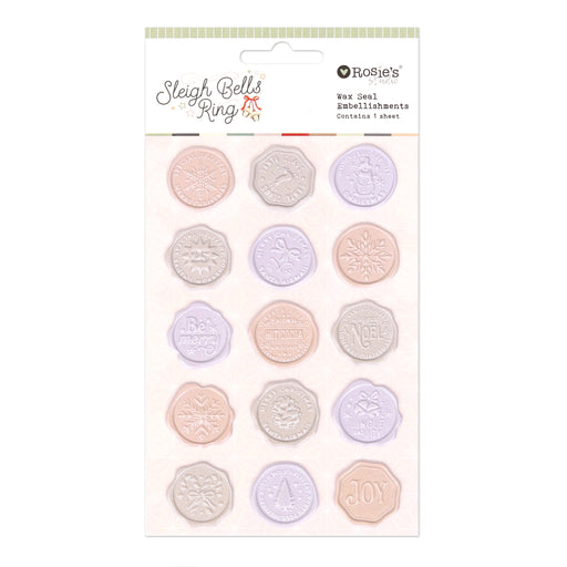 Rosie's Studio Sleigh Bells Ring - Wax Seal Embellishments