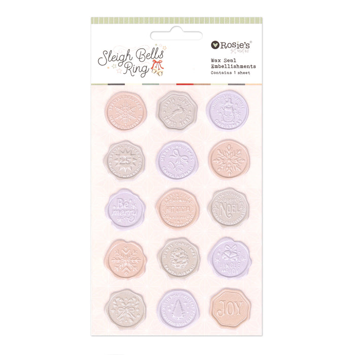 Rosie's Studio Sleigh Bells Ring - Wax Seal Embellishments