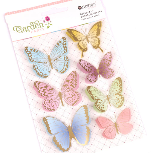 Rosie's Studio Garden Party - Butterfly Embellishments