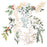 Rosie's Studio Sleigh Bells Ring - Clear Foliage Stickers