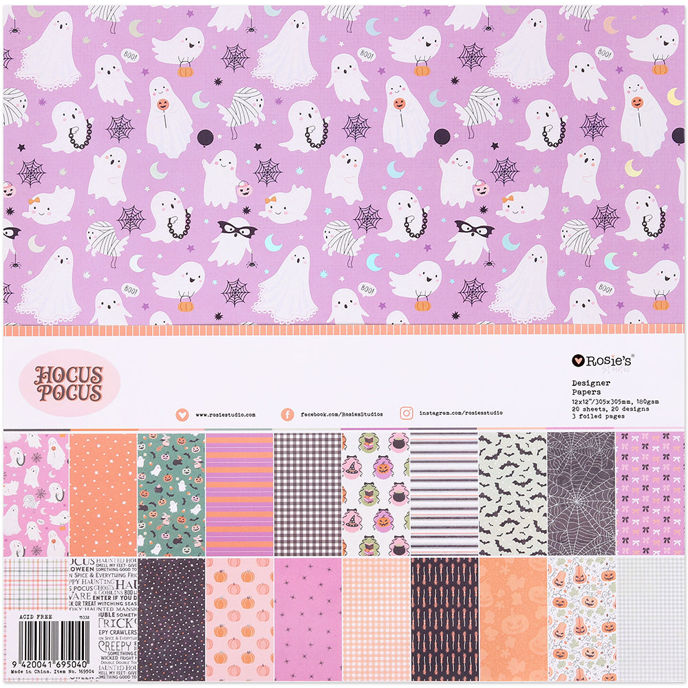 Rosie's Studio Hocus Pocus - 12x12 Paper Pack