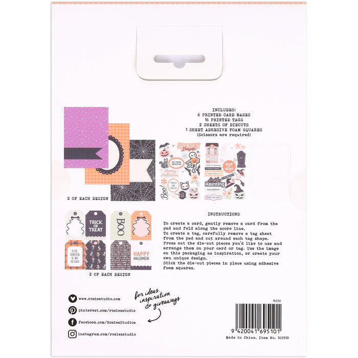 Rosie's Studio Hocus Pocus - Card & Tag Making Pad