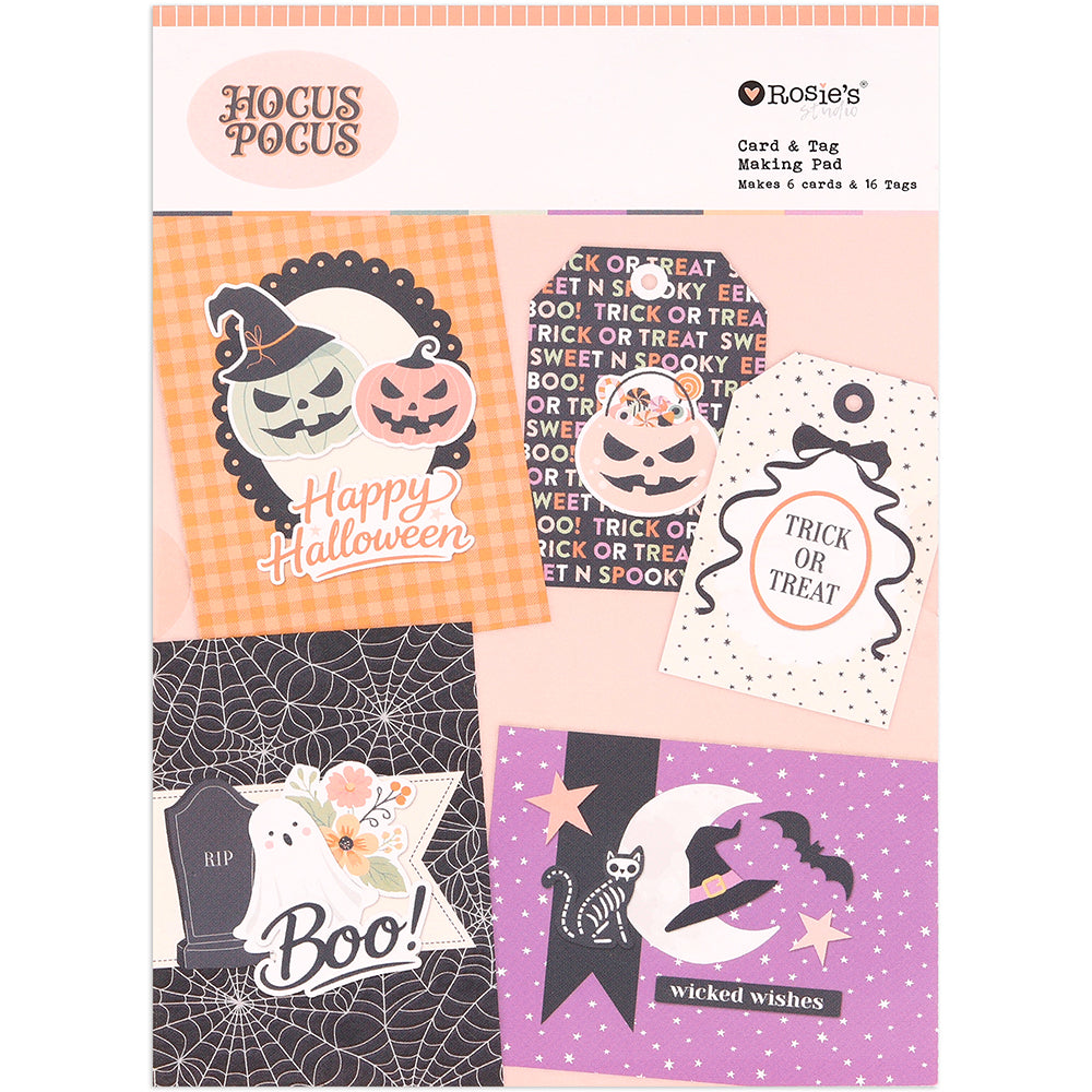 Rosie's Studio Hocus Pocus - Card & Tag Making Pad