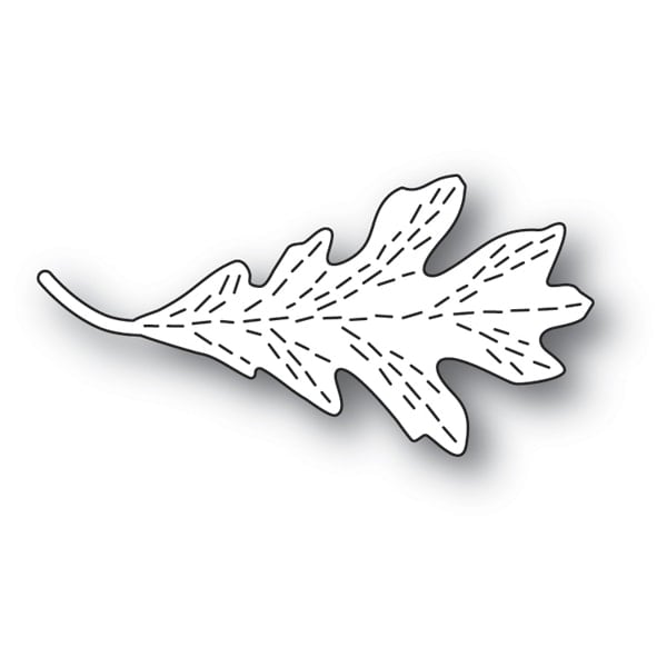 Poppystamps Die - Whittle Oak Leaf