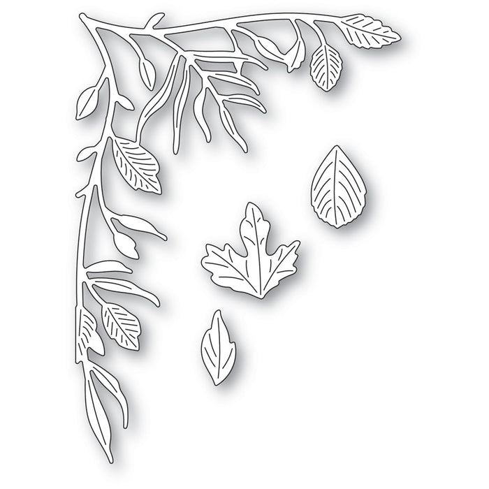 Poppystamps Die - Leafy Vine Corner