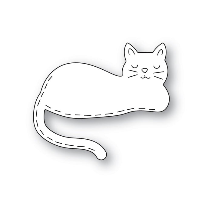 Poppystamps Die - Whittle Napping Cat