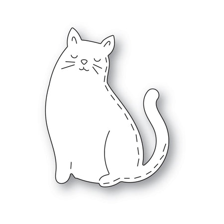 Poppystamps Die - Whittle Purring Cat