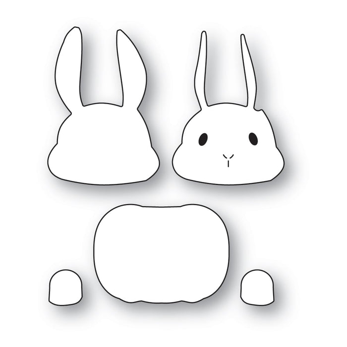 Poppystamps Die - Cuddle Bunny