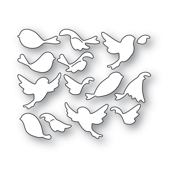 Poppystamps Die - Flock Of Birds