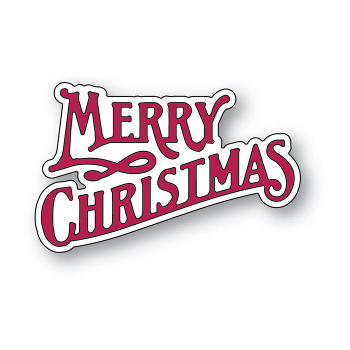 Poppystamps Die - Lavish Merry Christmas