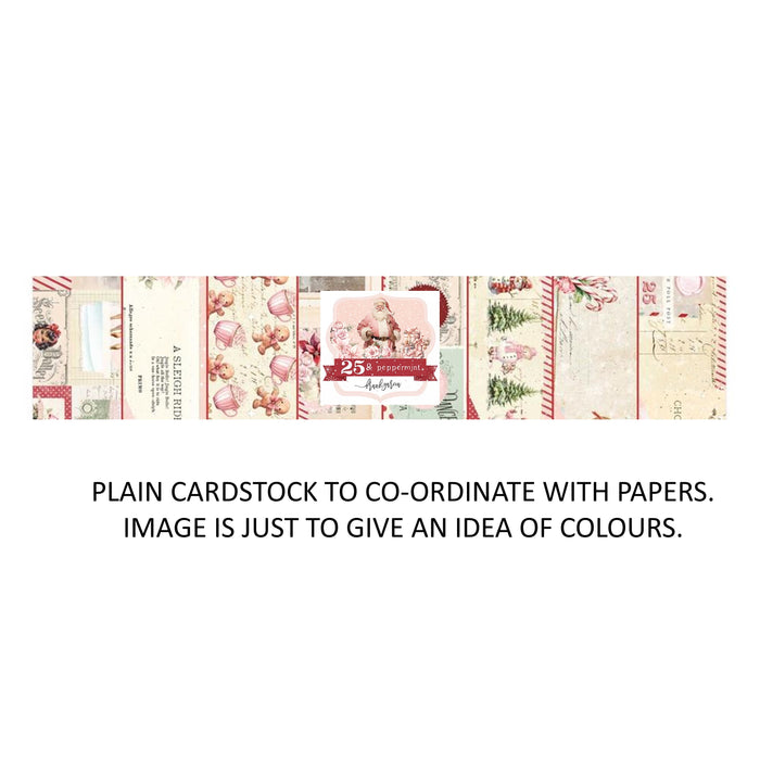 Prima 25 & Peppermint - Bazzill Plain Matchmaker Pack