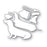 Poppystamps Die - Sitting Dachshund