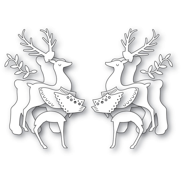 Poppystamps Die - Nordic Regal Deer