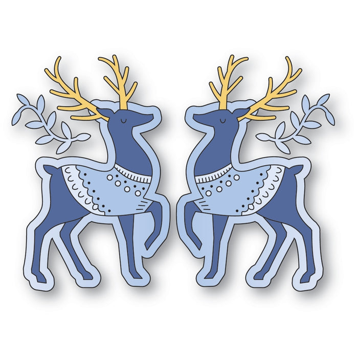 Poppystamps Die - Nordic Regal Deer