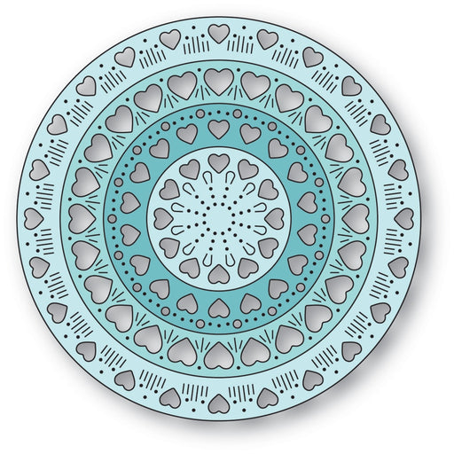 Poppystamps Die - Nordic Heart Pattern Rings