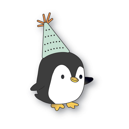 Poppystamps Die - Birthday Penguin
