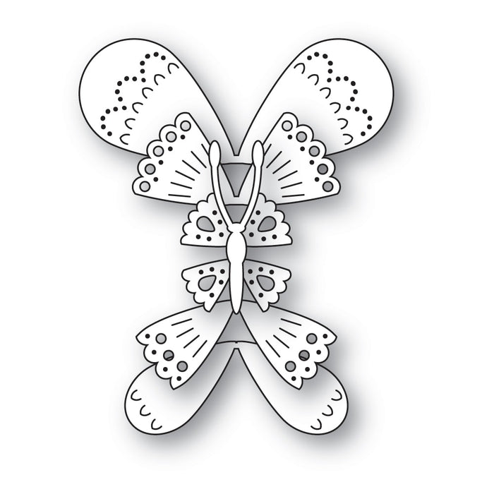 Poppystamps Die - Nordic Belle Butterfly