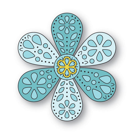 Poppystamps Die - Nordic Pretty Petal Flower