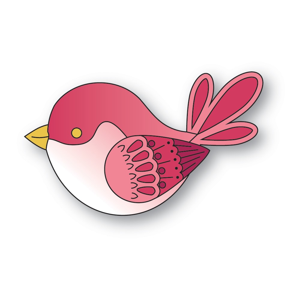 Poppystamps Die - Nordic Bold Bird