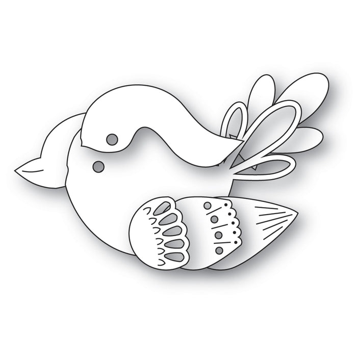 Poppystamps Die - Nordic Bold Bird