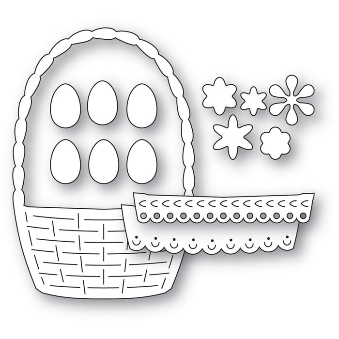 Poppystamps Die - Nordic Basket