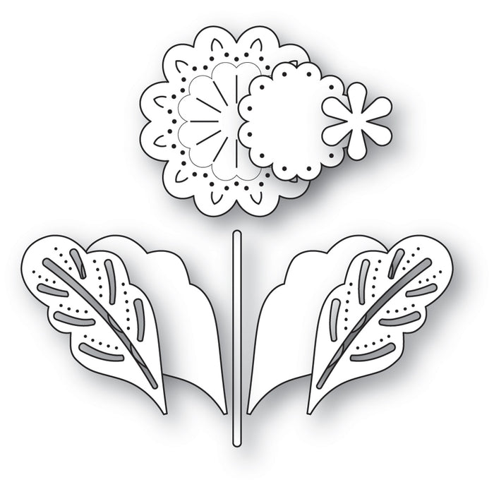 Poppystamps Die - Nordic Luminelle Flower