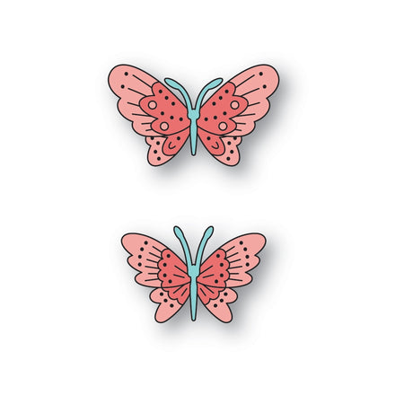 Poppystamps Die - Nordic Cheery Butterflies