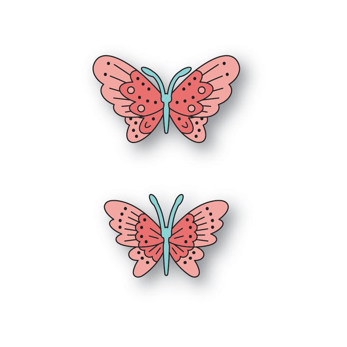 Poppystamps Die - Nordic Cheery Butterflies