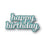 Poppystamps Die - Happy Birthday Tender Script