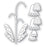 Poppystamps Die - Nordic Pendant Flower