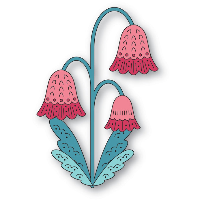 Poppystamps Die - Nordic Pendant Flower