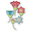 Poppystamps Die - Nordic Scatter Flowers