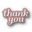 Poppystamps Die - Thank You Tender Script