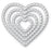 Poppystamps Die - Fringed Heart Frames