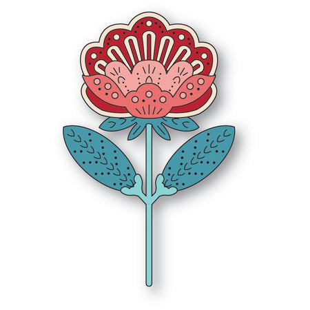 Poppystamps Die - Nordic Petalglow Flower