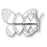 Poppystamps Die - Nordic Whisper Butterfly