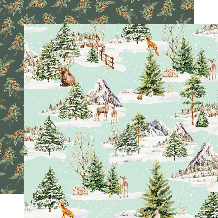 Simple Stories Simple Vintage Evergreen Memories - Fresh Snow