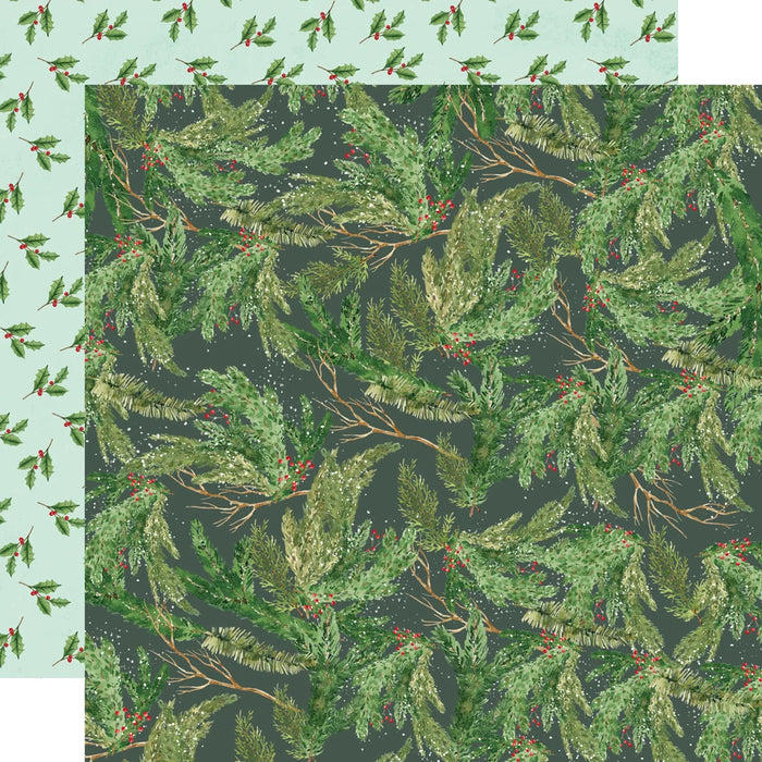 Simple Stories Simple Vintage Evergreen Memories - Pinecone & Evergreen