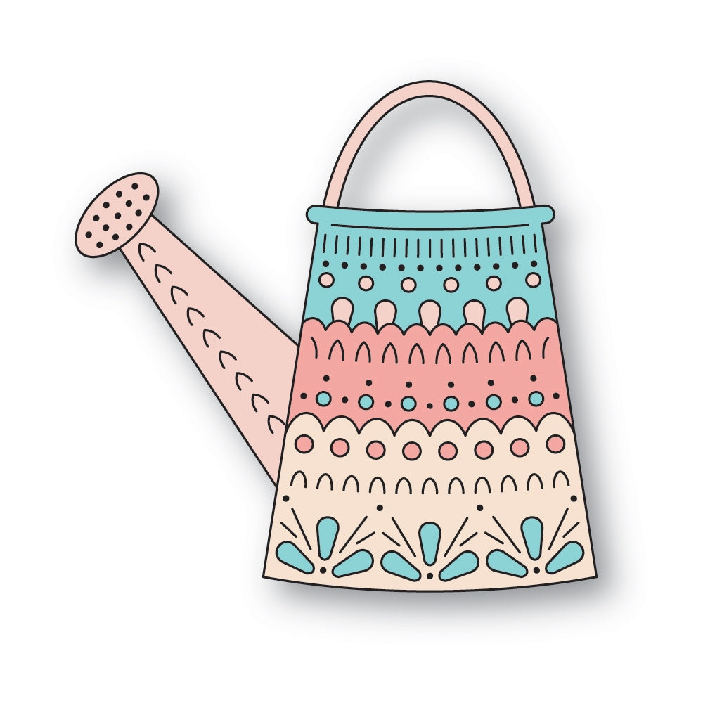 Poppystamps Die - Nordic Watering Can