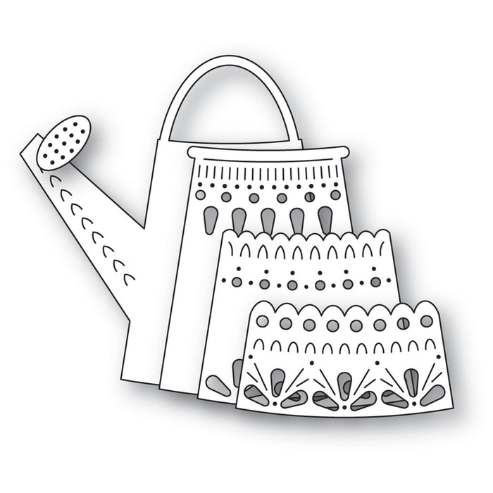 Poppystamps Die - Nordic Watering Can